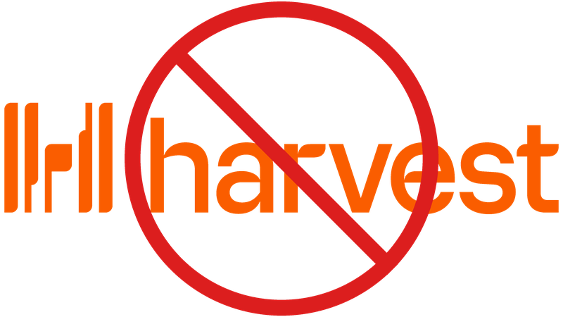 Harvest logo with no symbol